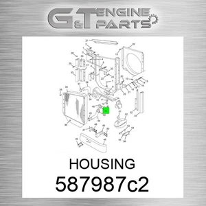 587987C2 HOUSING fits INTERNATIONAL TRUCK (New OEM Open Box) - Picture 1 of 2