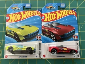 LOT OF 2 - 2025 HOT WHEELS ALPHA PURSUIT FUTURISTIC POLICE HW FIRST RESPONSE 2/5 - Picture 1 of 3