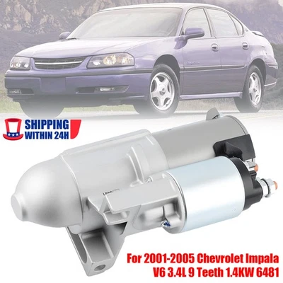 Starter For 1997-2003 Chevrolet Malibu 3.1L 2004-2005 3.5L 1999-2003 S10 L4 2.2L Foto 1 de 4