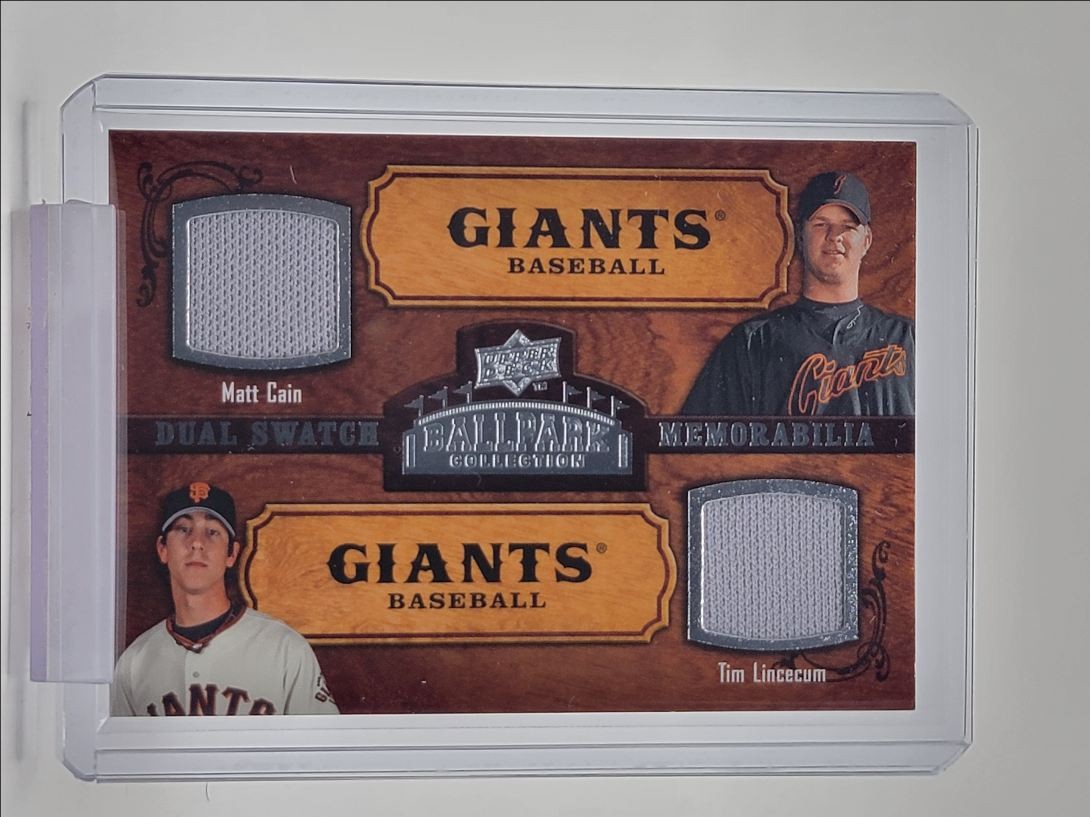 Upper Deck Tim Lincecum Baseball Sports Trading Cards Upper Deck Tim Lincecum Baseball Sports Trading Cards