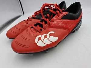 Canterbury Rugby Boots 11 Phoenix Sg Studded Soft Ground Red Eu 46 - Picture 1 of 20