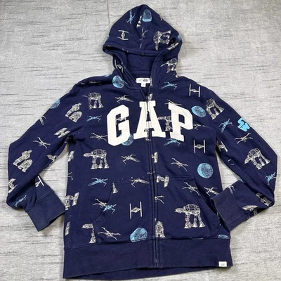 GAP Star Wars Hoodie Sweatshirt Size XL kids Blue - Image 1 of 4