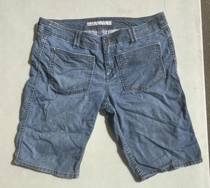 Old Navy abgeschnittene Jeansshorts Damengröße 12 blau Denim mittlerer Bund - Bild 1 von 6