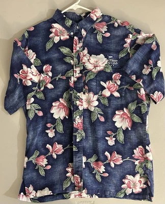 Винтажная гавайская рубашка Kahala San Diego Yacht Club 1886 размер L - Изображение 1 из 4