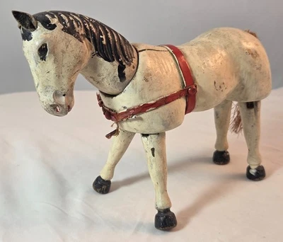 Pequeño SCHOENHUT JOROBADO DUMPTY CIRCO DELEVAN CABALLO con Arnés Foto 1 de 4