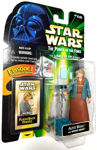 STAR WARS - POTF2 - AUNT BERU mit SERVICE DROID - US FLASHBACK CARD - MOC OVP - Bild 1 von 3