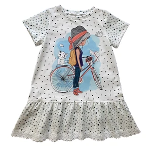 Handmade Süßes Mädchen Mini Kleid Tunika Hängerchen Gr 122. - Bild 1 von 17