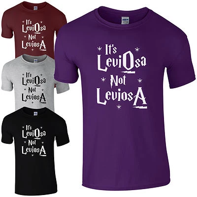 GILDAN T-Shirt It's LeviOsa Not LeviosA - lustig Harry Wizard Geek Kinder Herren Geschenk Top
