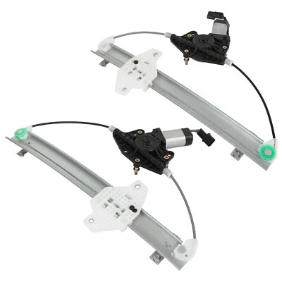 Par de Regulador de Janela Traseira Para Hyundai Accent Kia Rio/ Rio5 2006-2011 com Motor - Imagem 1 de 4
