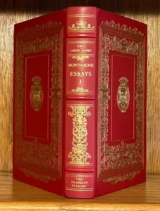 The Franklin Library: The Great Books: Montaigne Essays I; 1979 - Foto 1 di 12