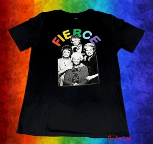 New Golden Girls Fierce Rainbow Pride Classic Mens Vintage T-Shirt - Picture 1 of 2
