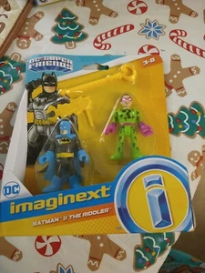 Juego de figuras de 2" Imaginext DC Super Friends The Riddler & Batman - Imagen 1 de 2