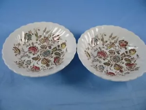 Johnson Brothers Staffordshire Bouquet (2 pcs.) Berry Bowls 5” England VTG - Picture 1 of 6