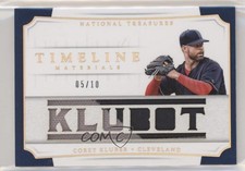 2017 National Treasures Timeline Materials Nicknames Prime /10 Corey Kluber
