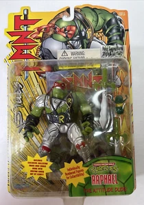 Playmates TMNT Tartarughe Ninja RAPHAEL Figura Jim Lee Fumetto 1995 Savage Dragon MOC - Foto 1 di 18
