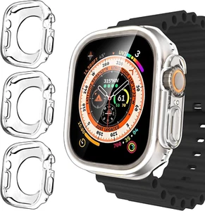 3 Cover Trasparente per Apple Watch Ultra 3/2 Custodia Anti-Graffio Case 49mm - Foto 1 di 6