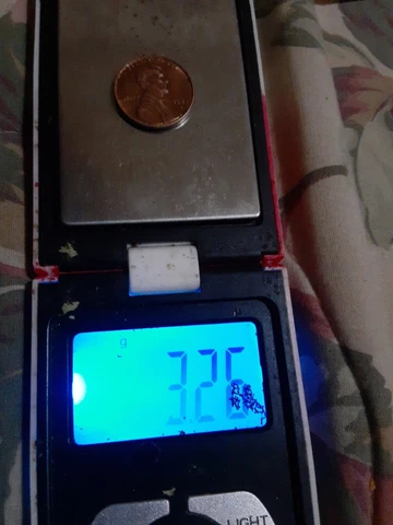 1971-D RB Lincoln Penny Been Struck On Thick Planchet Cover