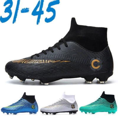 MARKENLOS Herren Fußball schuhe AG Stollen Nocken Fussball Stiefel Outdoor Indoor Sneaker