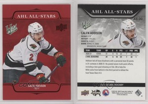 2021-22 Upper Deck AHL All-Stars Red Calen Addison #AS-20 Rookie RC