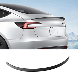 2025 Tesla Model 3 Spoiler OEM Rear Spoiler Wing Trunk Lip ABS Highland Gen 2 - Imagen 1 de 6