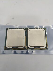 Lot of 2 Intel Xeon E5620 2.4 GHz 5.86 GT/s LGA 1366 Server CPU Processor SLBV4