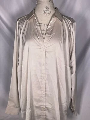 Top de pijama H&M beige con botones para mujer XXL NUEVO CON ETIQUETAS Foto 1 de 4