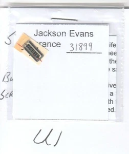 Model Railway Jackson Evans SR U1 31899 Loco 4mm Brass Smokebox Number Plate - Picture 1 of 1