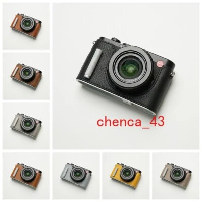 Media funda de cuero con inserción de metal para cámara Leica D-LUX8 MrStone Grip Dlux8 Foto 1 de 4