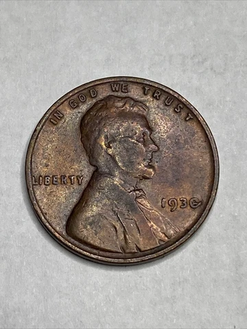 1930 Lincoln Wheat Cent “Distorted 0” Error AU Cover