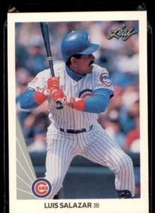 1990 LEAF LUIS SALAZAR CHICAGO CUBS #388 - Picture 1 of 2