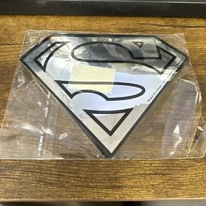 DC Comics Originals Superman Logo 5"x3.75" Chrome Sticker - Picture 1 of 1