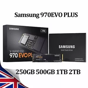 SAMSUNG 970 EVO Plus Internal SSD NVMe 2TB 1TB 500GB 250GB Solid State Drive Lot - Picture 1 of 8