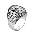 Deluxe Sterling Silver Handmade Western Wall Star Of David Ring Size 9 Men Gift