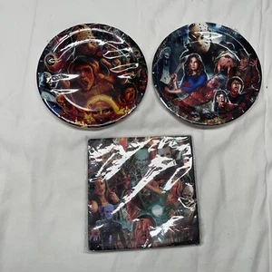 Classic Movie Monsters Creature Kids Birthday Party 7" Paper Plates Napkins - Picture 1 of 3