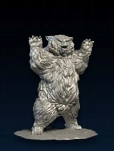 25mm 28mm Wargaming Scenery Frostgrave stampato in 3d - Orso Gufo 1 - Foto 1 di 1