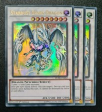 Stardust Spark Dragon x3 Yu-Gi-Oh! DUDE-EN012 1st Ultra Rare PLAYSET
