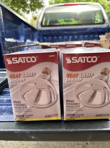 4pk 250W Watt Infrared Brooder Chicken Coop Hen House Clear Heat Lamp C2 - Picture 1 of 2