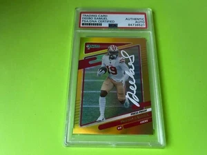 Deebo Samuel 2021 Panini Donruss Press Proof Card Signed Auto PSA/DNA - Picture 1 of 2