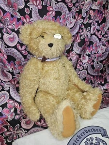 PROFESSOR TWIGGLY BEAR Knickerbocker 24 Zoll GROSSES Plüschtier Stofftier mit Tasche Vintage - Bild 1 von 23