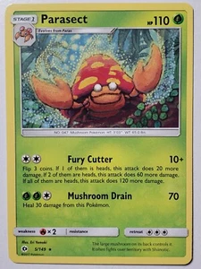 Parasect 5/149 VLP - Tarjeta Pokémon Luna Sol No Holo - Envío Combinado $2 - Imagen 1 de 4