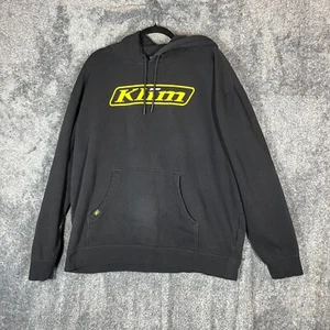 Klim Hoodie Herren XL Black Corp Snowmobile ATV Outdoor Heavy Cotton Pullover - Bild 1 von 8