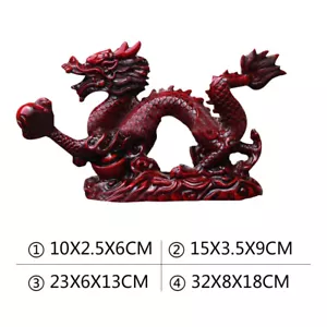 Chinese Feng Shui Dragon Statue Figurine Home Decoration for Luck & Success Gift - Picture 1 of 9
