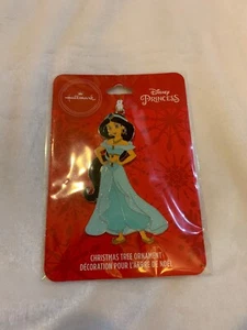 Hallmark Disney Princesa Jazmín Aladdin Árbol de Navidad Adorno Metal Nuevo - Imagen 1 de 5