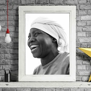 AFRICAN WOMAN - Tribal Poster Picture Print - Sizes A5 to A0 **FREE DELIVERY** - Picture 1 of 14