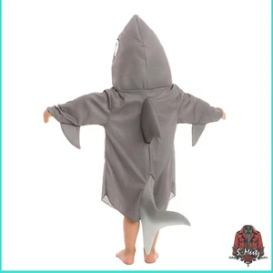 BRAND NEW SHARK HALLOWEEN COSTUME IN BAG, WATER, FISH, SWIM, Toddler 3-4T - Picture 1 of 4