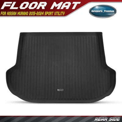 Rear Side Black Trunk Mat Cargo Liner for Nissan Murano 2015-2024 Sport Utility - Image 1 of 4