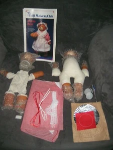 CRAFT VTG THE DOLL MAKERS CLUB 2 MAMA BEAR - Picture 1 of 5