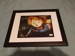 Chucky Autographed Photograph By Kevin Carlson Chucky Puppeteer JSA Childs Play - Picture 1 of 4