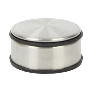 Edelstahl Türstopper Boden Rutschfest, massiv Türhalter 1,20 kg - 10 x 4,5 - Picture 1 of 1
