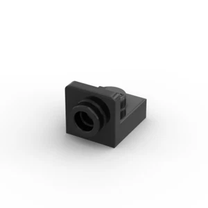 Lego 10x Platte Halterung 1x1 bracket inverted 36840 schwarz black - Picture 1 of 1